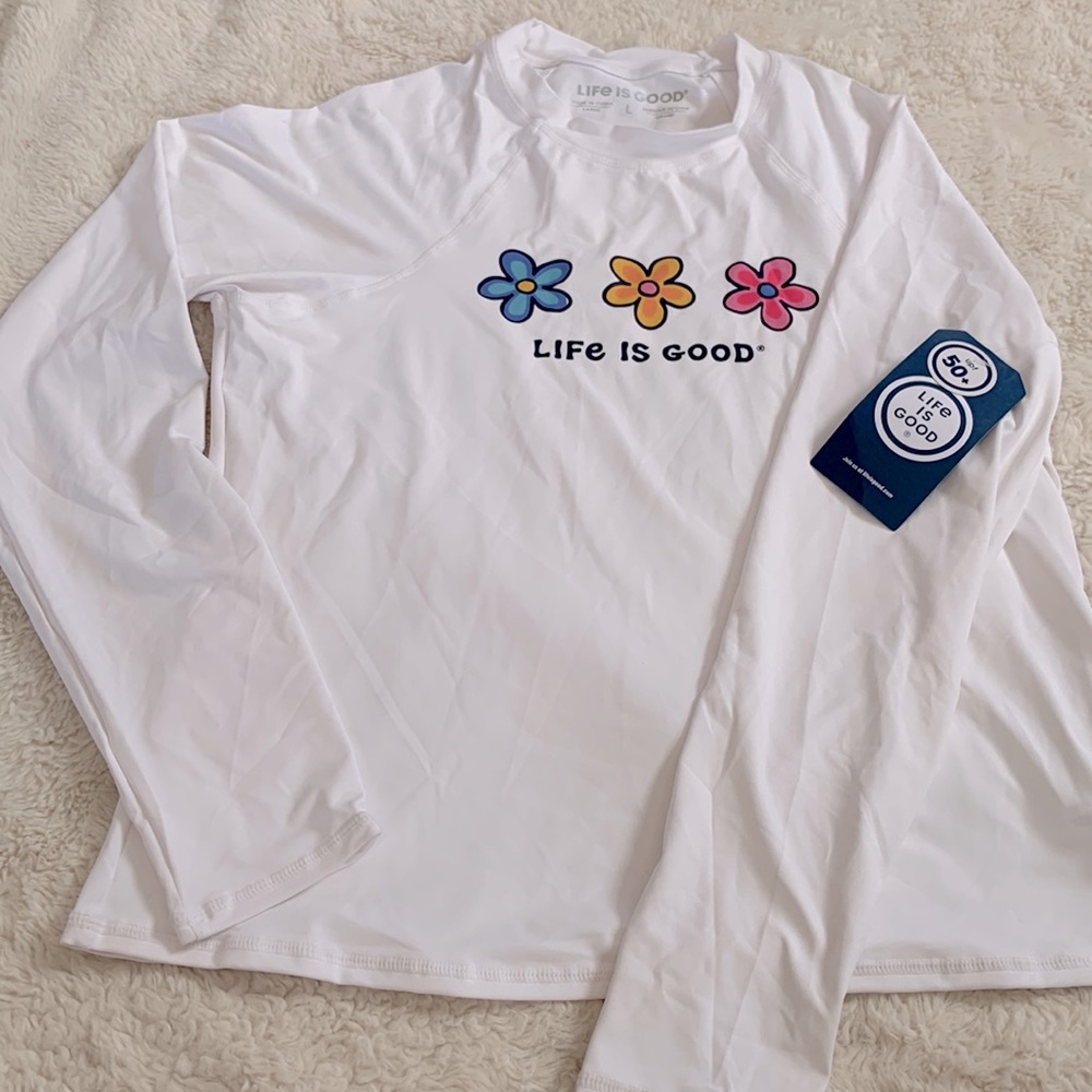LIFE IS GOOD RASHGUARD
